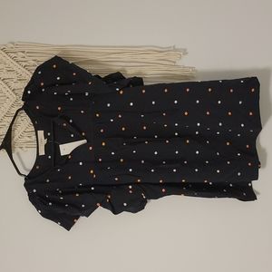 NWT LOFT Embroidered Dot T